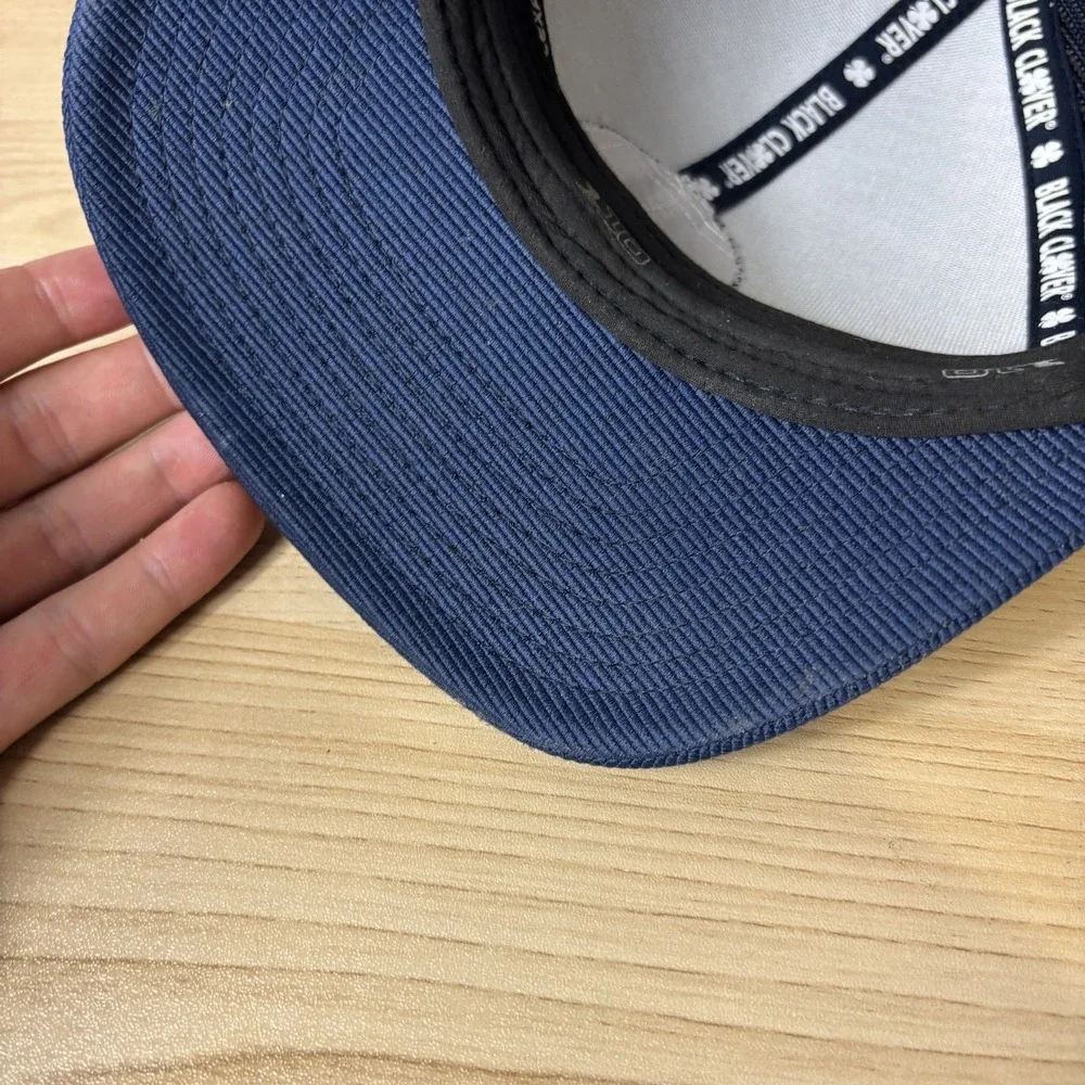 Topgolf Hat Cap Snap Back Trucker Mesh Blue Black Clover Live Lucky Mens Golf